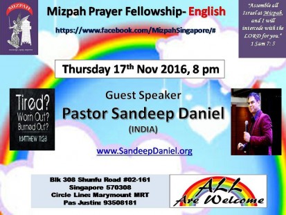 Mizpah Prayer Fellowship-Singapore-Nov 2016