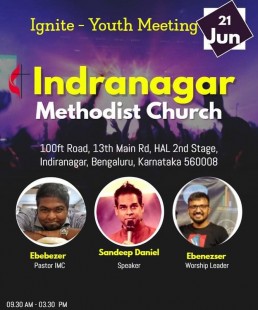 Ignite - Indranagar Methodist Church Youth Meeting- Jun 19