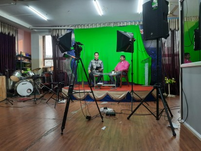 Feb 22 - Adonai TV channel Recording Bangalore