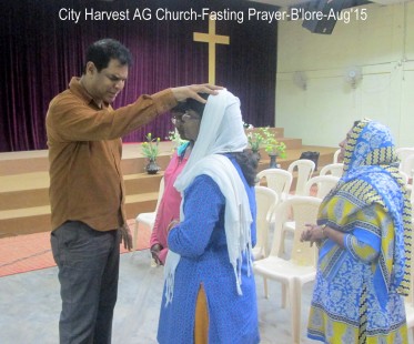 City Harvest AG Church-Fasting Prayer-Bangalore-Aug 2015