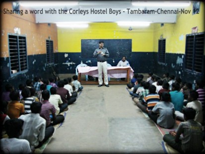 Chennai Ministry-Nov 2012