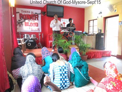 United Church Of God-Mysore-Sept 2015