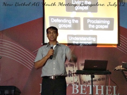 New Bethel AG Church-Youth Training-Bangalore-July 2012