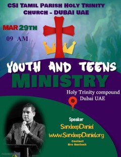 CSI Church Youth Meeting - Dubai - UAE Mar 19
