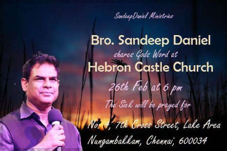 Hebron Castle Church-Chennai- Feb 2017