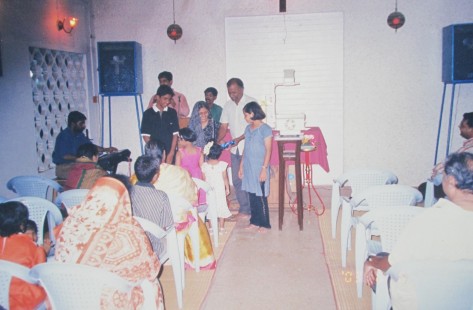 Paul Annan and Family - 2003 Praying after quitting Indian Airlines
