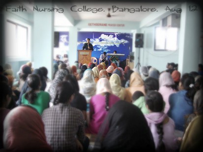 Faith Nursing College-Bangalore-Aug 2012