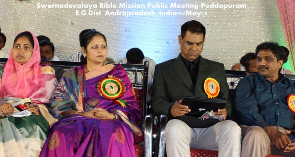 Swarnadevalaya Public Meeting-Peddapuram-Andhra Pradesh-May 2015