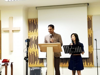 Sandeep Daniel @ Fruitful Vine Church Singapore